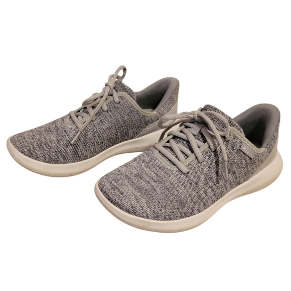 Kizik Women's Madrid Eco Knit Sneaker Lace Up Gray Comfort Shoe 8.5 WIDE - Picture 3 of 9